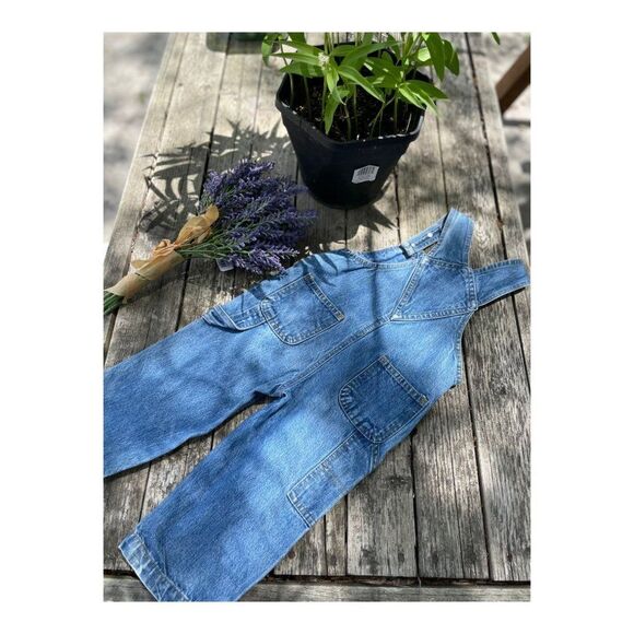 Generations Y2K Denim Carpenter Overalls Sz 18 Months - Picture 3 of 5